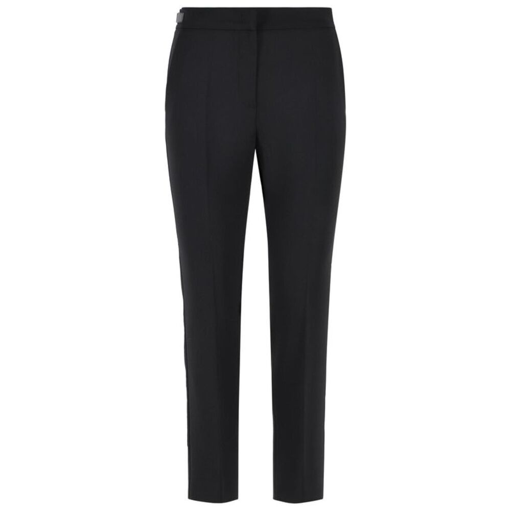 Max Mara 'Acino' Black Virgin Wool Pants Women